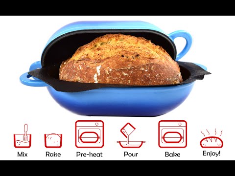 With 6 easy steps, you can make professional quality artisan bread at home with less than 5 minutes of effort. With just 4 ingredients that you trust, LoafNest delivers tasty, flavorful, healthy and beautiful loaves.